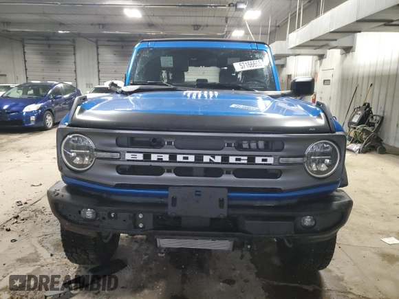 2023 Ford Bronco with VIN 1FMDE5BH0PLB56286, listed as a Copart auction lot 57166655 with 45,216 mi miles and Salvage title. Bid and sale history available at DreamBid. Image 5.