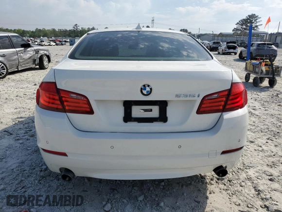 2011 BMW 5 Series 535i xDrive with VIN WBAFU7C57BC878313, listed as a Copart auction lot 53877295 with 138,693 mi miles and Salvage Title. Bid and sale history available at carsss.com. Image 6.