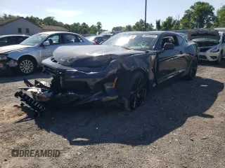 2016 Chevrolet Camaro 1LT with VIN 1G1FB1RS5G0193876, listed as a Copart auction lot 48692052 with 0 mi miles. Bid and sale history available at carsss.com. Image 2.
