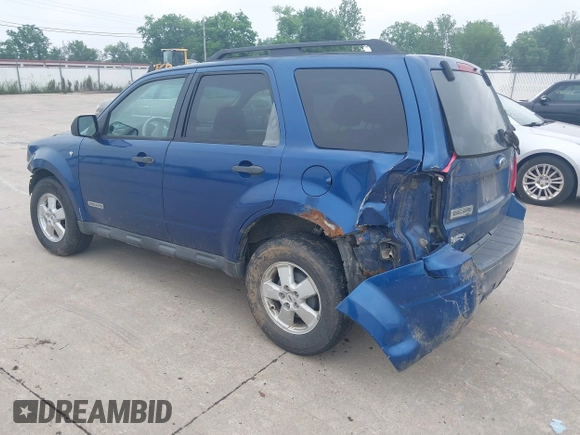 2008 Ford Escape XLT z VIN 1FMCU031X8KB58668, wystawiony jako IAAI lot #42522146 z przebiegiem 244 528 mil mil oraz . Historia ofert i sprzedaży dostępna na DreamBid. Obrazek 3.