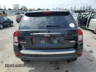 2016 Jeep Compass High Altitude Edition with VIN 1C4NJDEB1GD803665, listed as a Copart auction lot 50702205 with 130,070 mi miles and Salvage Title. Bid and sale history available at carsss.com. Image 6.