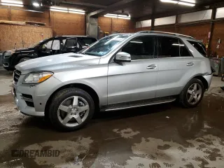 2014 Mercedes-Benz M 550 with VIN 4JGDA7DB8EA383850, listed as a Copart auction lot 79911164 with 107,090 mi miles and Salvage Title. Bid and sale history available at carsss.com. Image 1.