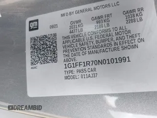 2022 Chevrolet Camaro 1SS z VIN 1G1FF1R70N0101991, wystawiony jako IAAI lot #42148128 z przebiegiem 49 451 mil mil oraz . Historia ofert i sprzedaży dostępna na DreamBid. Obrazek 9.