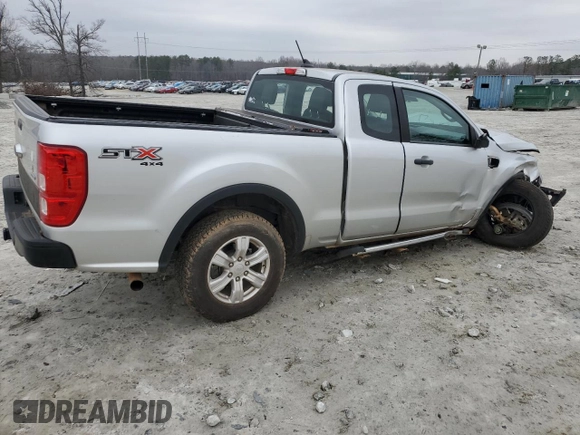 2019 Ford Ranger XL with VIN 1FTER1FH1KLB05050, listed as a Copart auction lot 43399975 with 44,349 mi miles and Salvage Title. Bid and sale history available at DreamBid. Image 3.