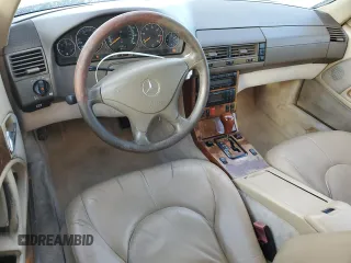 1999 Mercedes-Benz SL-Class with VIN WDBFA68F0XF186163, listed as a Copart auction lot 82669544 with 184,054 mi miles and Salvage Title. Bid and sale history available at carsss.com. Image 8.