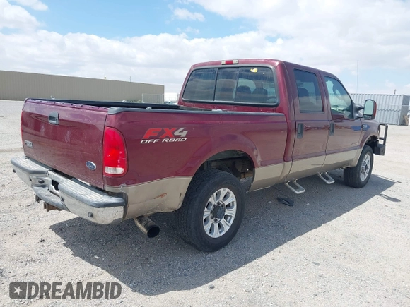 2004 Ford F-250 XL with VIN 1FTNW21P24EC90892, listed as a IAAI auction lot 42078057 with 243,464 mi miles and . Bid and sale history available at DreamBid. Image 4.