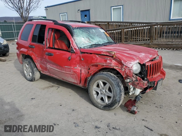 2003 Jeep Liberty Limited with VIN 1J4GL58K13W682147, listed as a Copart auction lot 42797825 with 110,075 mi miles and Salvage Title. Bid and sale history available at DreamBid. Image 4.
