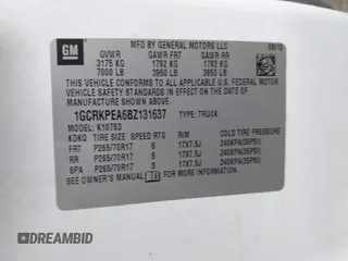 2011 Chevrolet Silverado 1500 Work Truck with VIN 1GCRKPEA6BZ131637, listed as a IAAI auction lot 41487549 with 217,009 mi miles and . Bid and sale history available at DreamBid. Image 9.
