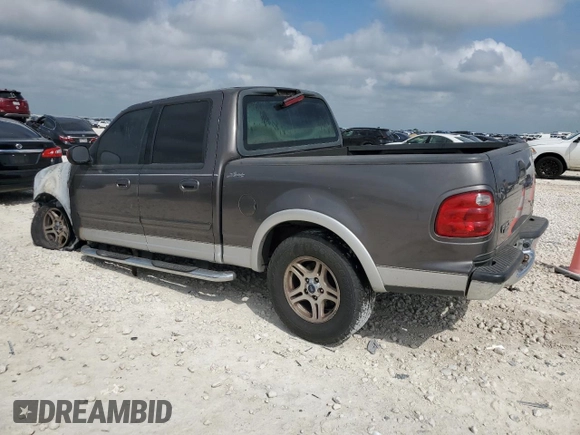 2002 Ford F-150 XLT with VIN 1FTRW07L42KE06960, listed as a Copart auction lot 53909835 with Not Provided miles and Salvage Title. Bid and sale history available at DreamBid. Image 2.