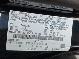 2015 Ford Focus SE with VIN 1FADP3F28FL204176, listed as a IAAI auction lot 42132656 with Not Provided miles. Bid and sale history available at carsss.com. Image 9.