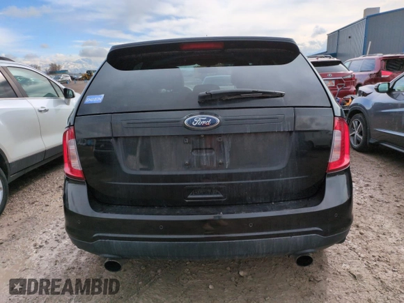 2014 Ford Edge SEL with VIN 2FMDK3J95EBA83615, listed as a Copart auction lot 51201445 with 127,376 mi miles and Salvage Title. Bid and sale history available at carsss.com. Image 6.