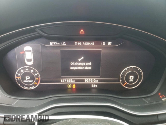 2018 Audi A5 Sportback Premium Plus with VIN WAUBNCF5XJA009747, listed as a Copart auction lot 49796635 with 127,155 mi miles and Salvage Title. Bid and sale history available at carsss.com. Image 9.