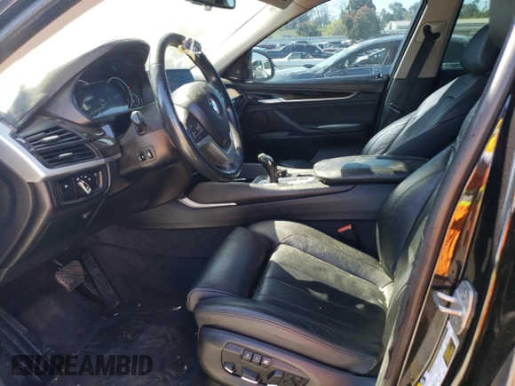2015 BMW X6 xDrive50i with VIN 5UXKU6C53F0F94035, listed as a Copart auction lot 49604204 with 122,910 mi miles and Salvage Title. Bid and sale history available at carsss.com. Image 7.
