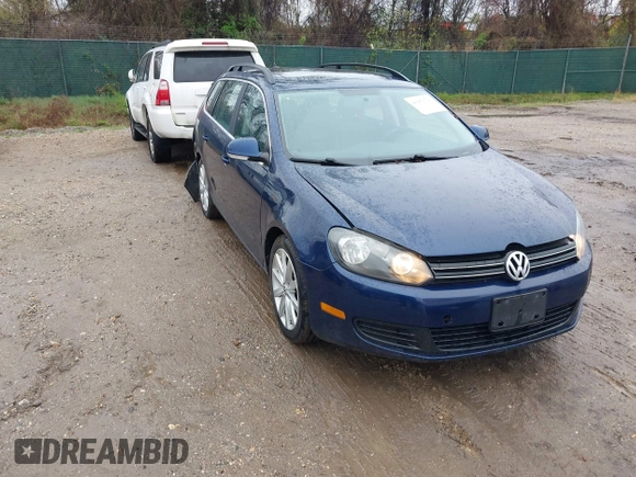 2013 Volkswagen Jetta SportWagen TDI with VIN 3VWPL7AJ2DM688508, listed as a IAAI auction lot 41961725 with 103,977 mi miles. Bid and sale history available at carsss.com. Image 1.
