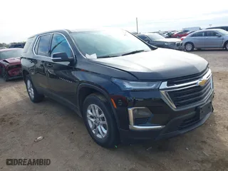 2023 Chevrolet Traverse LS with VIN 1GNERFKW3PJ115655, listed as a IAAI auction lot 41252152 with 30,126 mi miles. Bid and sale history available at carsss.com. Image 1.