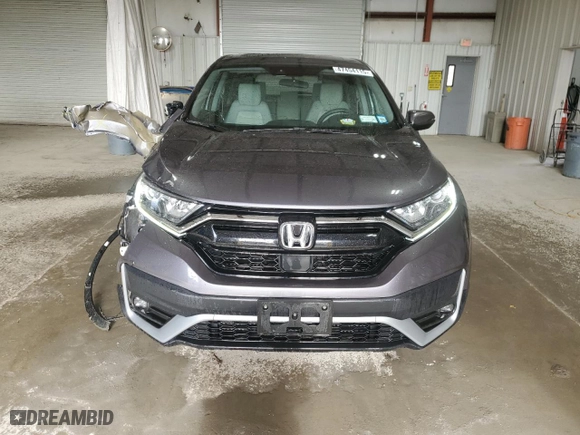 2022 Honda CR-V EX with VIN 2HKRW2H51NH618844, listed as a Copart auction lot 47454115 with 27,695 mi miles and Salvage Title. Bid and sale history available at carsss.com. Image 5.