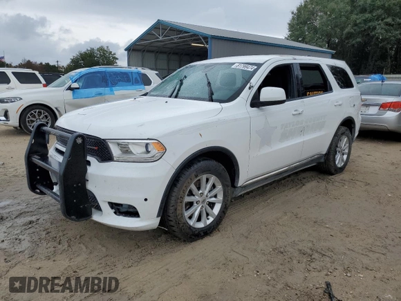 2019 Dodge Durango Pursuit z VIN 1C4RDJFGXKC764977, wystawiony jako Copart lot #81799474 z przebiegiem Nie podano mil oraz Nie do naprawy • Non repairable. Historia ofert i sprzedaży dostępna na DreamBid. Obrazek 1.