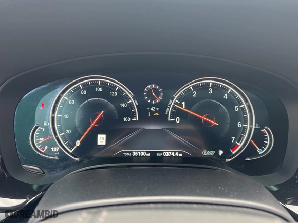 2018 BMW 6 Series 640i xDrive with VIN WBAJV6C52JBK07251, listed as a Copart auction lot 44818483 with 35,100 mi miles. Bid and sale history available at carsss.com. Image 8.