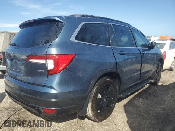 2022 Honda Pilot Special Edition with VIN 5FNYF5H26NB014305, listed as a Copart auction lot 48595675 with Not Provided miles and Non Repairable. Bid and sale history available at carsss.com. Image 3.