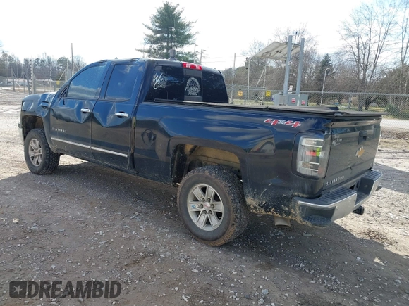 2014 Chevrolet Silverado 1500 LTZ with VIN 1GCVKSEC1EZ105678, listed as a IAAI auction lot 41299817 with 142,014 mi miles and . Bid and sale history available at DreamBid. Image 3.