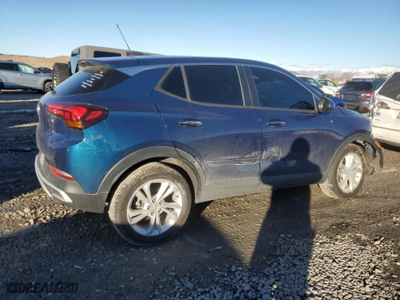 2020 Buick Encore GX Preferred with VIN KL4MMCSL7LB110674, listed as a Copart auction lot 87683585 with 45,220 mi miles and Salvage Title. Bid and sale history available at carsss.com. Image 3.