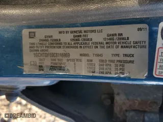 2012 Chevrolet Colorado LT w/2LT with VIN 1GCHTDFE0C8116969, listed as a Copart auction lot 86171054 with 0 mi miles and Salvage Title. Bid and sale history available at carsss.com. Image 13.