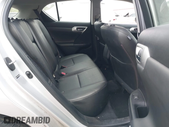 2012 Lexus CT CT 200h with VIN JTHKD5BHXC2100529, listed as a IAAI auction lot 41805863 with Not Provided miles and . Bid and sale history available at carsss.com. Image 8.