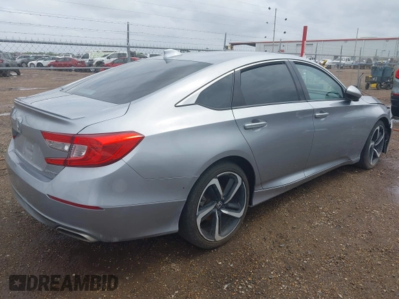 2019 Honda Accord Sedan Sport 1.5T with VIN 1HGCV1F37KA004535, listed as a IAAI auction lot 41867441 with 80,729 mi miles. Bid and sale history available at carsss.com. Image 4.