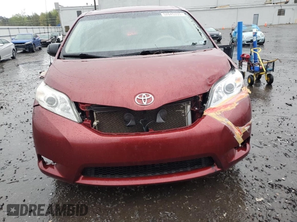 2014 Toyota Sienna L with VIN 5TDZK3DC3ES435347, listed as a Copart auction lot 52645335 with 176,370 mi miles and Clean Title. Bid and sale history available at carsss.com. Image 5.