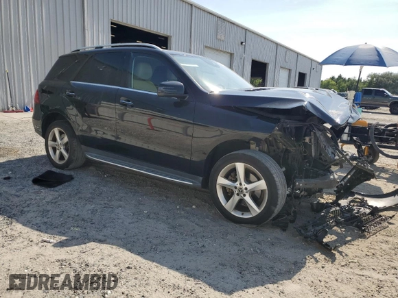 2017 Mercedes-Benz GLE 350 with VIN 4JGDA5JB7HA936033, listed as a Copart auction lot 62459315 with 141,396 mi miles and Salvage title. Bid and sale history available at DreamBid. Image 4.