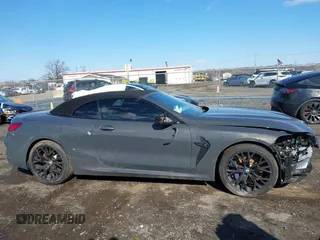 2020 BMW M8 with VIN WBSDZ0C06LBM09446, listed as a IAAI auction lot 41512994 with 25,745 mi miles. Bid and sale history available at carsss.com. Image 14.