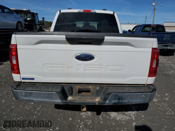 2023 Ford F-150 XL with VIN 1FTFW1E59PKE35312, listed as a Copart auction lot 86181444 with 19,849 mi miles and Salvage Title. Bid and sale history available at carsss.com. Image 6.