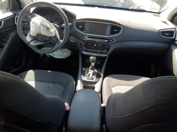 2017 Hyundai Ioniq Blue with VIN KMHC65LC5HU047877, listed as a Copart auction lot 50234285 with 131,058 mi miles and Salvage Title. Bid and sale history available at DreamBid. Image 8.