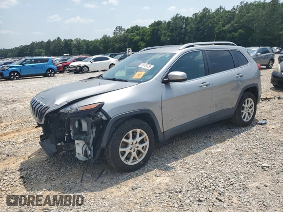 2017 Jeep Cherokee Latitude with VIN 1C4PJLCB9HW527036, listed as a Copart auction lot 58769755 with 36,826 mi miles and Salvage title. Bid and sale history available at DreamBid. Image 1.