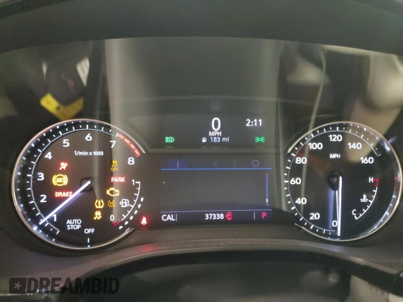 2021 Cadillac XT5 FWD Premium Luxury with VIN 1GYKNCRS9MZ227635, listed as a Copart auction lot 43366645 with 37,338 mi miles and Salvage Title. Bid and sale history available at carsss.com. Image 9.