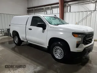 2023 Chevrolet Silverado 1500 Work Truck with VIN 3GCNAAEK9PG351076, listed as a Copart auction lot 48350455 with 126,908 mi miles and Clean Title. Bid and sale history available at carsss.com. Image 4.
