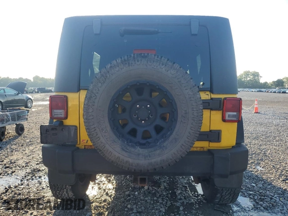 2008 Jeep Wrangler Unlimited Rubicon with VIN 1J4GA69148L596423, listed as a Copart auction lot 63205285 with 179,979 mi miles and Clean title. Bid and sale history available at DreamBid. Image 6.