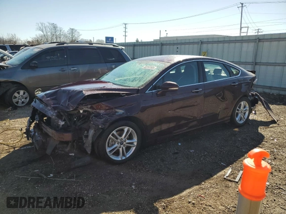 2018 Ford Fusion SE with VIN 3FA6P0HD1JR211017, listed as a Copart auction lot 48251365 with 48,363 mi miles and Salvage Title. Bid and sale history available at DreamBid. Image 1.