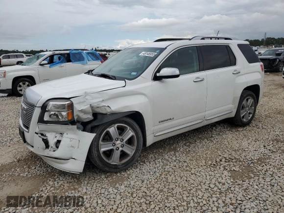 2013 GMC Terrain Denali z VIN 2GKALYEK1D6430772, wystawiony jako Copart lot #49146955 z przebiegiem 69 654 mil mil oraz Szkoda całkowita • Salvage title. Historia ofert i sprzedaży dostępna na DreamBid. Obrazek 1.