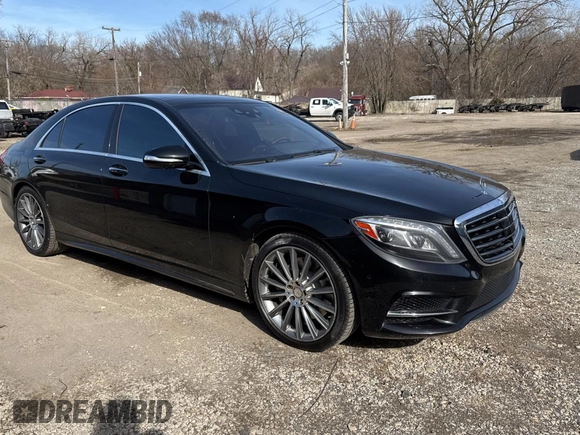 2016 Mercedes-Benz S 550 with VIN WDDUG8CB3GA229372, listed as a Copart auction lot 48979655 with 185,846 mi miles and Clean Title. Bid and sale history available at carsss.com. Image 1.
