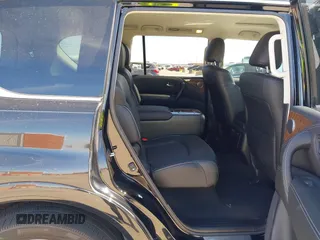 2016 Infiniti QX80 with VIN JN8AZ2NF5G9613566, listed as a IAAI auction lot 41820159 with 91,604 mi miles. Bid and sale history available at carsss.com. Image 8.