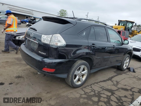 2004 Lexus RX 330 with VIN 2T2HA31U74C007666, listed as a Copart auction lot 56555585 with 200,169 mi miles and Salvage Title. Bid and sale history available at DreamBid. Image 3.