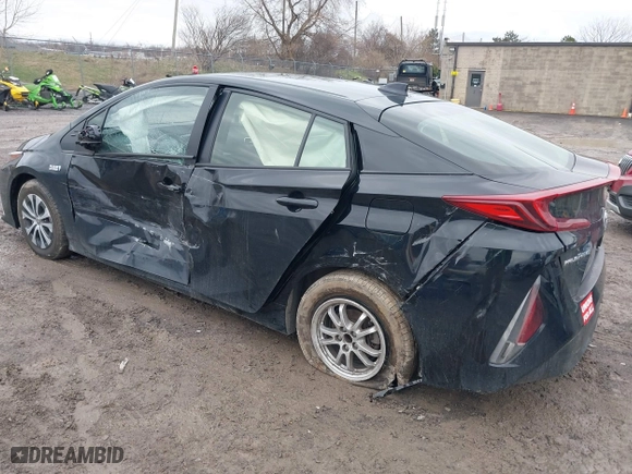 2021 Toyota Prius Prime LE with VIN JTDKAMFP2M3165859, listed as a IAAI auction lot 41943098 with 20,306 mi miles. Bid and sale history available at carsss.com. Image 3.