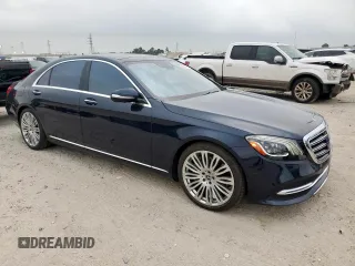 2020 Mercedes-Benz S 560 z VIN W1KUG8DB1LA586803, wystawiony jako Copart lot #55816675 z przebiegiem 55 539 mil mil oraz Nie do naprawy • Non repairable. Historia ofert i sprzedaży dostępna na DreamBid. Obrazek 4.