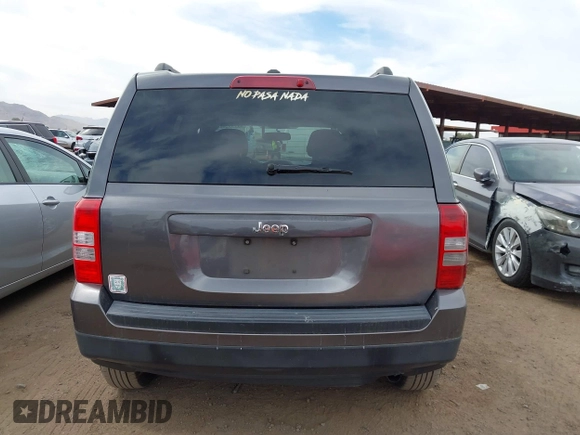 2017 Jeep Patriot Sport SE with VIN 1C4NJPBA3HD136578, listed as a IAAI auction lot 41733206 with 193,522 mi miles and . Bid and sale history available at DreamBid. Image 16.