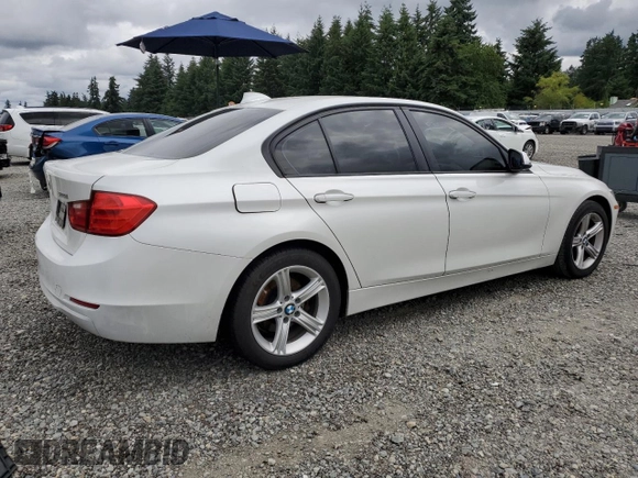 2013 BMW 3 Series 328i with VIN WBA3C1C53DF443745, listed as a Copart auction lot 62609435 with 137,573 mi miles and Salvage title. Bid and sale history available at DreamBid. Image 3.