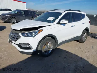 2017 Hyundai Santa Fe Sport 2.4L with VIN 5NMZU3LB2HH044393, listed as a IAAI auction lot 41599495 with 67,256 mi miles. Bid and sale history available at carsss.com. Image 17.