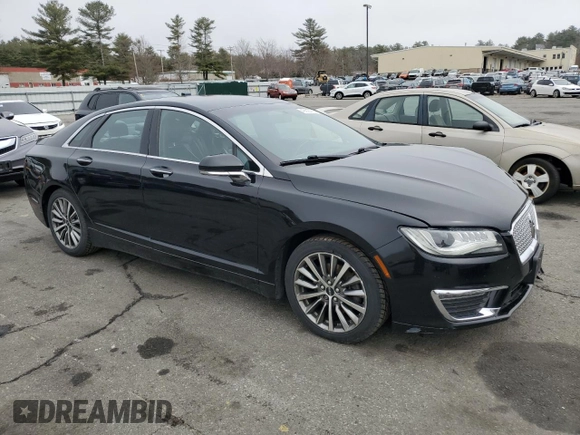 2017 Lincoln MKZ Premiere with VIN 3LN6L5A91HR603686, listed as a Copart auction lot 49605415 with 186,787 mi miles and Salvage Title. Bid and sale history available at DreamBid. Image 4.