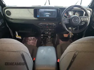 2024 Jeep Wrangler Sport with VIN 1C4PJXKN1RW323707, listed as a Copart auction lot 72608524 with 1,613 mi miles and Salvage title. Bid and sale history available at DreamBid. Image 8.