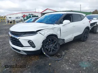 2023 Chevrolet Blazer LT with VIN 3GNKBCR49PS225473, listed as a IAAI auction lot 40869835 with 17,652 mi miles and . Bid and sale history available at DreamBid. Image 2.